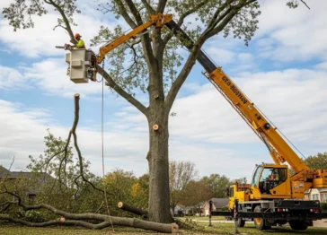 Guindaste para Poda de Árvores